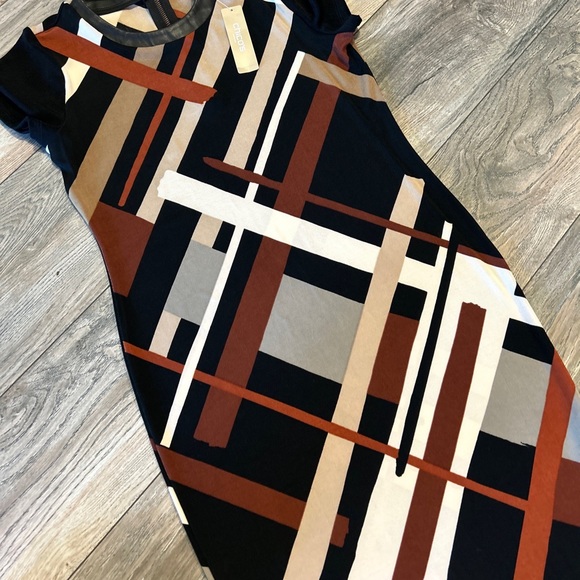 Chico’s Travelers Graphic Printed Midi Dress Size 0 Nwt’s 109$ - Picture 3 of 12